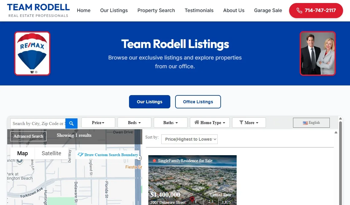 Real Estate Site 2