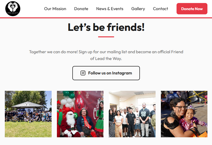 Non-profit Donation Site 2